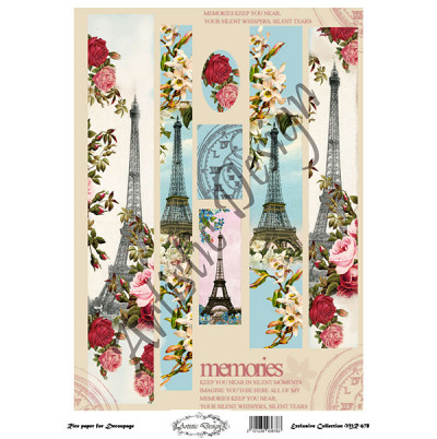 Χαρτί Decoupage Α3 MR678