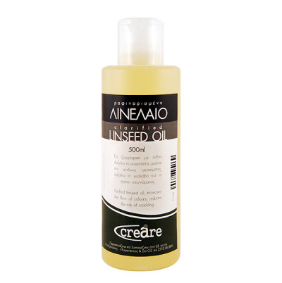 Λινέλαιο Ραφιναρισμένο Refined Linseed Oil 500ml Creare