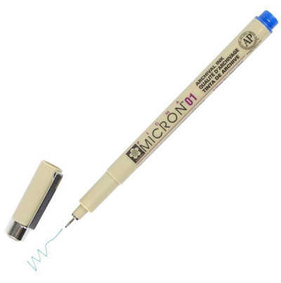 Μαρκαδόρος Micron Pigma Blue 01 0,25mm Sakura