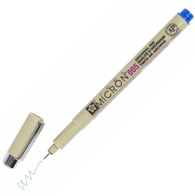 Μαρκαδόρος Micron Pigma Blue 005 0,20mm Sakura