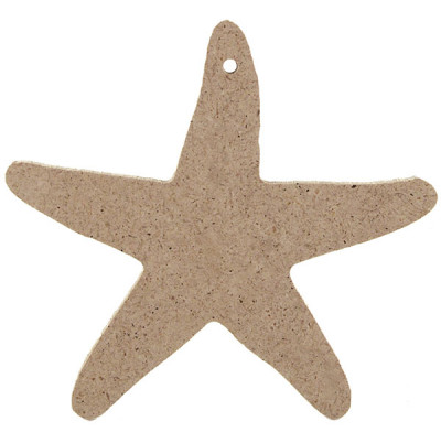 Διακοσμητικό MDF 4mm Αστερίας 10cm