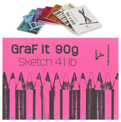 Μπλοκ GRAF IT A3 29,7x42cm 90g 80φυλλο Clairefontaine Rhodia