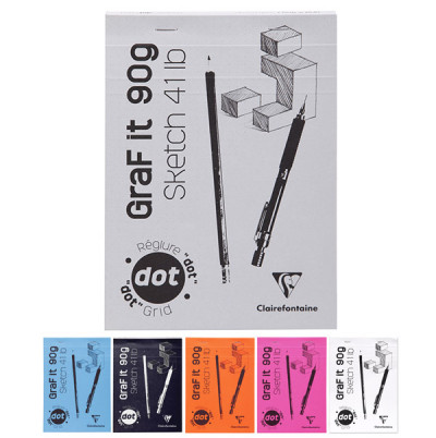 Μπλοκ GRAF IT A5 DOT 14,8x21cm 90g 80φυλλο Clairefontaine Rhodia