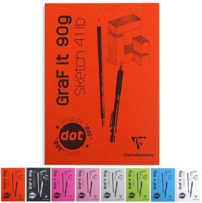Μπλοκ GRAF IT A4 DOT 21x29,7cm 90g 80φυλλο Clairefontaine Rhodia