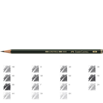 Μολύβι Σχεδίου 9000 2B Faber Castell