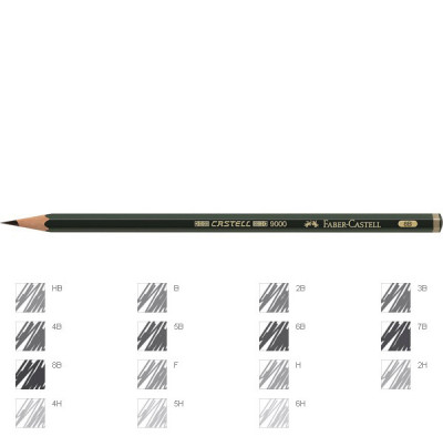 Μολύβι Σχεδίου 9000 8B Faber Castell