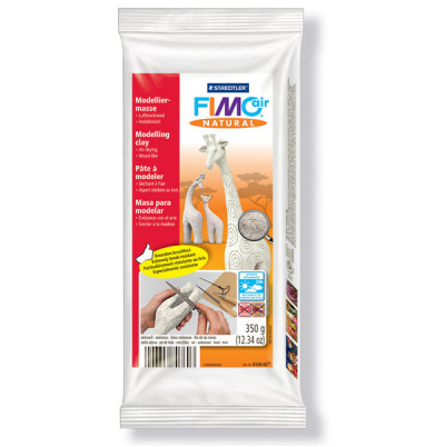 Πηλός 350gr 95% Natural Fimo Creamwhite 02