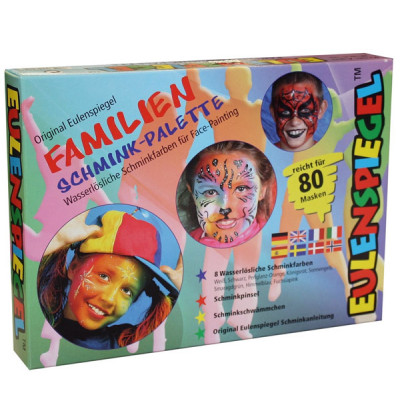 Profi Aqua Set 40gr 8 Χρώματα + Βιβλίο Family - Eulenspiegel