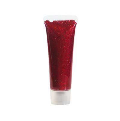 FX Paint 18ml Glitter Gel Red - Eulenspiegel