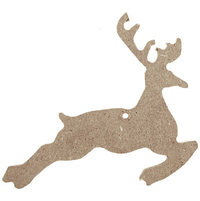 Διακοσμητικό MDF 4mm Ελαφάκι 12,5x9cm