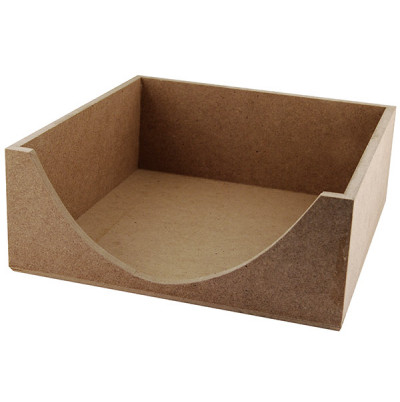 Διακοσμητικό MDF 6mm Θήκη Για Χαρτοπετσέτες 18,9x18,9Χ18,9cm