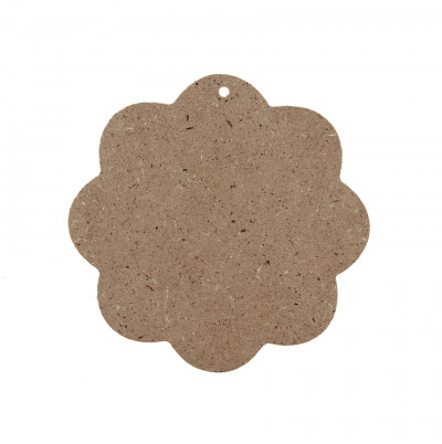 Διακοσμητικό MDF 4mm Μαργαρίτα 10x10cm