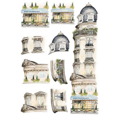 ΧΑΡΤΙ DECOUPAGE RESTAURANT 12 34,5X49,5CM 40GR.