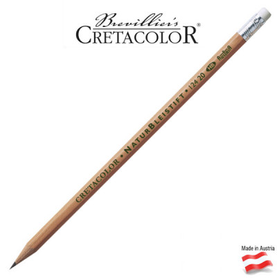 Μολύβι Σχεδίου ΗB Nature με Σβήστρα Cretacolor