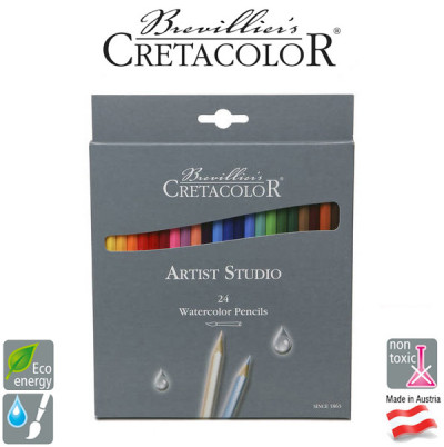 Σετ Μολύβια Ακουαρέλας Artist Studio 24τεμ Cretacolor