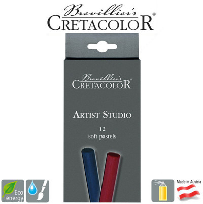 Σετ Παστέλ Studio Soft 12τεμ Cretacolor