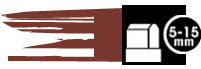 5-15mm Raw Sienna 32 ***