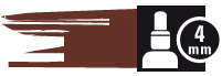 4mm Burnt Sienna 33 ***