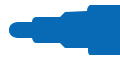 2mm Bullet Tip Blue 030