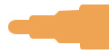 2mm Bullet Tip Orange 070